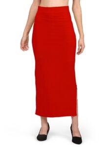 Mehrang Stretchable Saree Shapewear Petticoat for Women, Cotton Blended,Petticoat,Skirts for Women,Shape Wear Dress for Saree