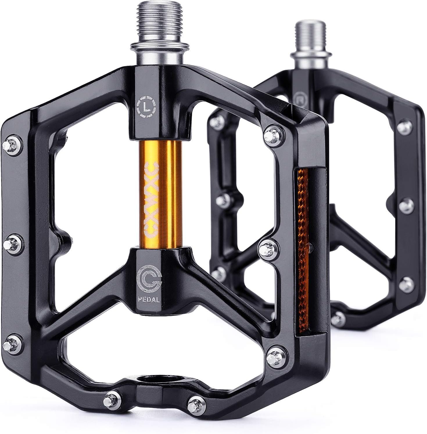 CXWXC Road/MTB Bike Pedals – Aluminum Alloy Bicycle Pedals