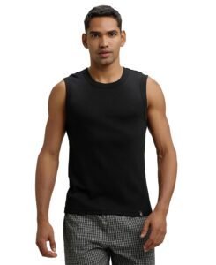 Jockey 9930 Men Super Combed Cotton Rib Solid Round Neck Muscle Vest