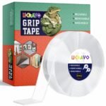 UCRAVO Double Sided Tape Heavy Duty – Multipurpose Removable Traceless Mounting Adhesive Tape for Walls，Washable Reusable Strong Sticky Strips Grip Tape