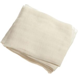 Pure Source India 100% Muslin Cloth for Kitchen |Unbleached Cotton for Straining | Food Grade Bpa Free| Chapati Roti Wrapping Fabric | Momos Idli Steaming -1×3 Meters, (100×300 Centimeters,White)