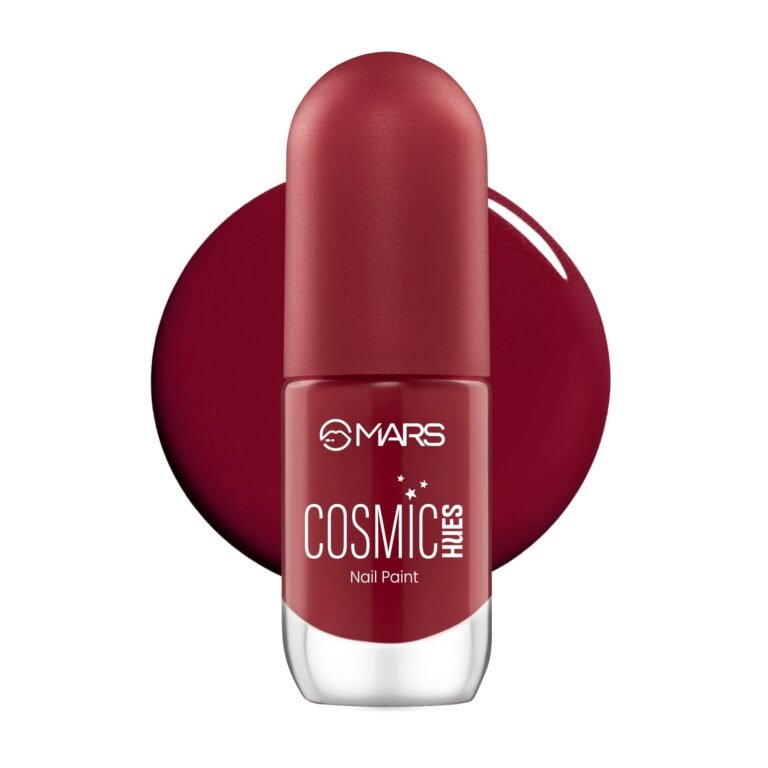 MARS Cosmic Hues Nail Paint (10.0 ml) (01-STELLAR RED) | Intense Color | Ultra-Glossy Shine | Long-Lasting & Chip-Resistant | Non-Sticky | Quick-Drying Formula