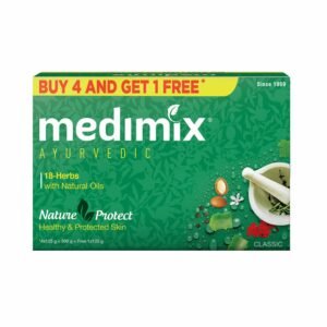Medimix Ayurvedic Classic 18 Herbs Bathing Soap 125g (Buy 4 Get 1 EXTRA Combo Pack) | Natural Oils For Healthy & Protected Skin | Shop Herbal | Natural | Paraben-free & Sulphate-free | 100% Vegan