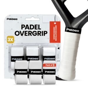 Palbea OverGrip Padel White Extra Tight – Pack of 3