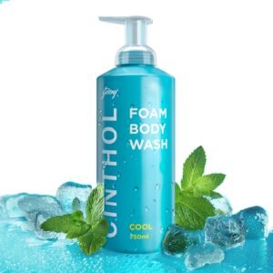 Cinthol Cool Foam Body Wash (750ml) | Unique Foam Formula for Moisturized & Irresistibly Soft Skin | Suitable for All Skin Types