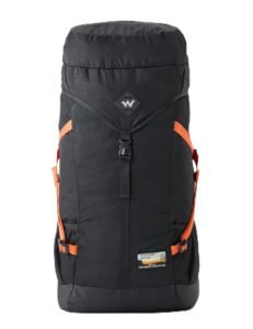 Wildcraft Polyester Rucksack for Men & Women – Expedition RSK 45 Backpack | Unisex Durable Lightweight & Stylish – Perfect for Travel Trekking and Work (Black)