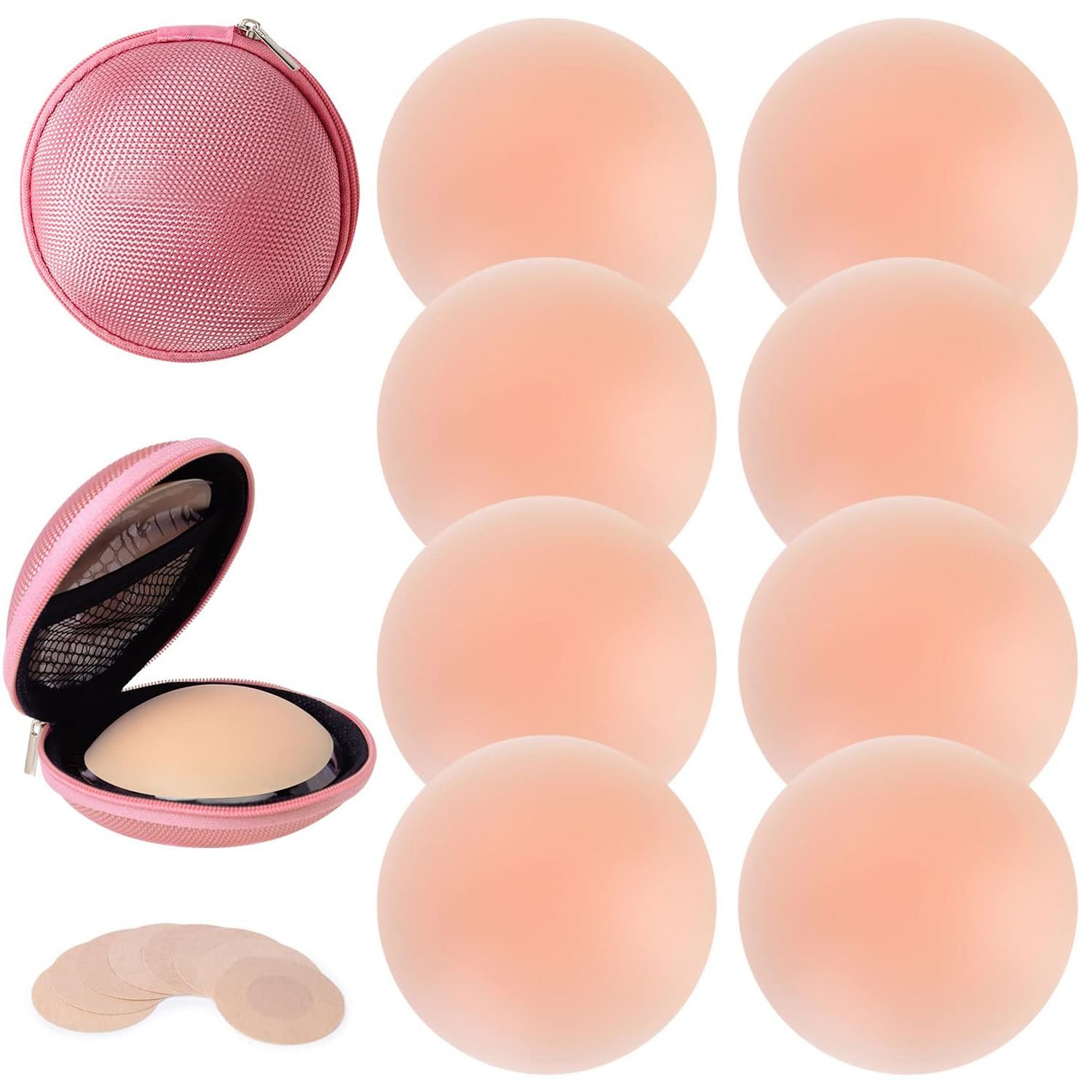 Dimore Pasties For Women Nipple Covers Reusable Adhesive Silicone Covers