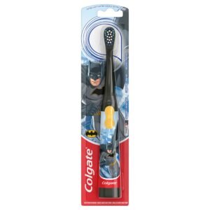 Colgate Kids Battery Powered Toothbrush, Batman – Extra Soft Bristles,1 Count