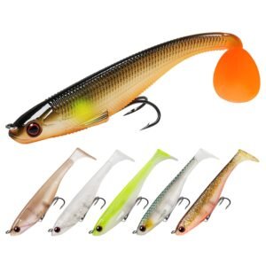 TRUSCEND Fishing Lures Paddle Tail 3.5in 9cm Swimbaits Soft baits Japan Formula Freshwater Saltwater bass Fishing Lure kit