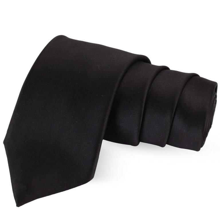 Peluche Dual Shade Orange Colored Microfiber Necktie For Men