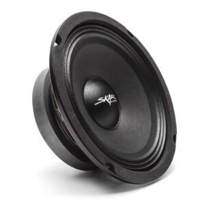 Skar Audio Fsx65 4-Ohm 6.5″ Pro Audio 150 Watt Rms / 250 Watt Max Midrange Speaker Fsx65-4 – Black, Wired