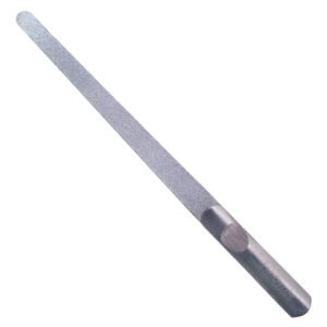 Midazzle Stainless Steel Nail Filer | Premium Nail Filer for Perfect Manicures and Pedicure | Reusable Nail File (Silver) (MINF3801)