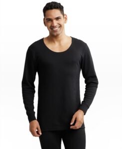 Jockey Men’s Super Combed Cotton Rich Fabric Full Sleeved Thermal Undershirt with StayWarm Technology