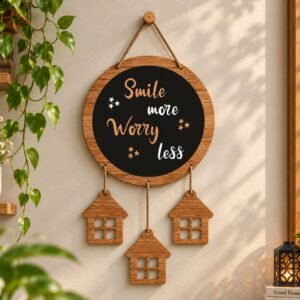 Artvibes Motivational Quotes Wooden Wall Hanger for Home Decor | Quotes Decor Item | Motivational Wall Decor | Wall Poster | Graphic Art | Gift Items | Office Wall Decoration Items (WH_7208N)