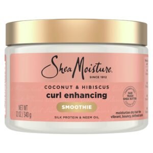 SHEA MOISTURE Coconut & Hibiscus Curl Enhancing Smoothie Cream, 340g