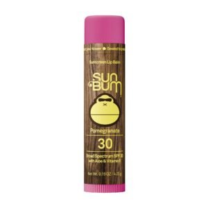 Sun Bum SPF 30 Lip Balm Pomegranate/0.15-Ounce AD