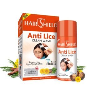 Hairshield Anti Lice Cream Wash (New Pack of 30ml) | Each Pack with New Big Lice Specialist Comb | Made with Guldaudi, Reetha & Shikakai | Trusted by Mothers | Safe for Babies, Children, Men & Women