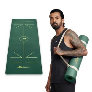Boldfit Yoga Mat for Women & Men TPE Alignment