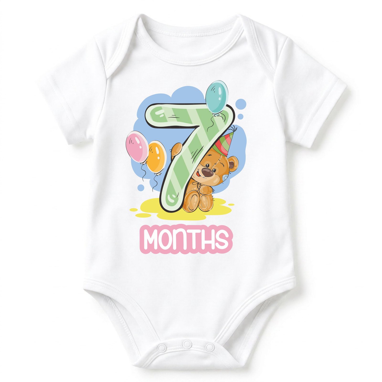 Lillypupp Monthly Birthday Milestone Newborn Baby Unisex Organic Cotton Romper For Boy Girl.