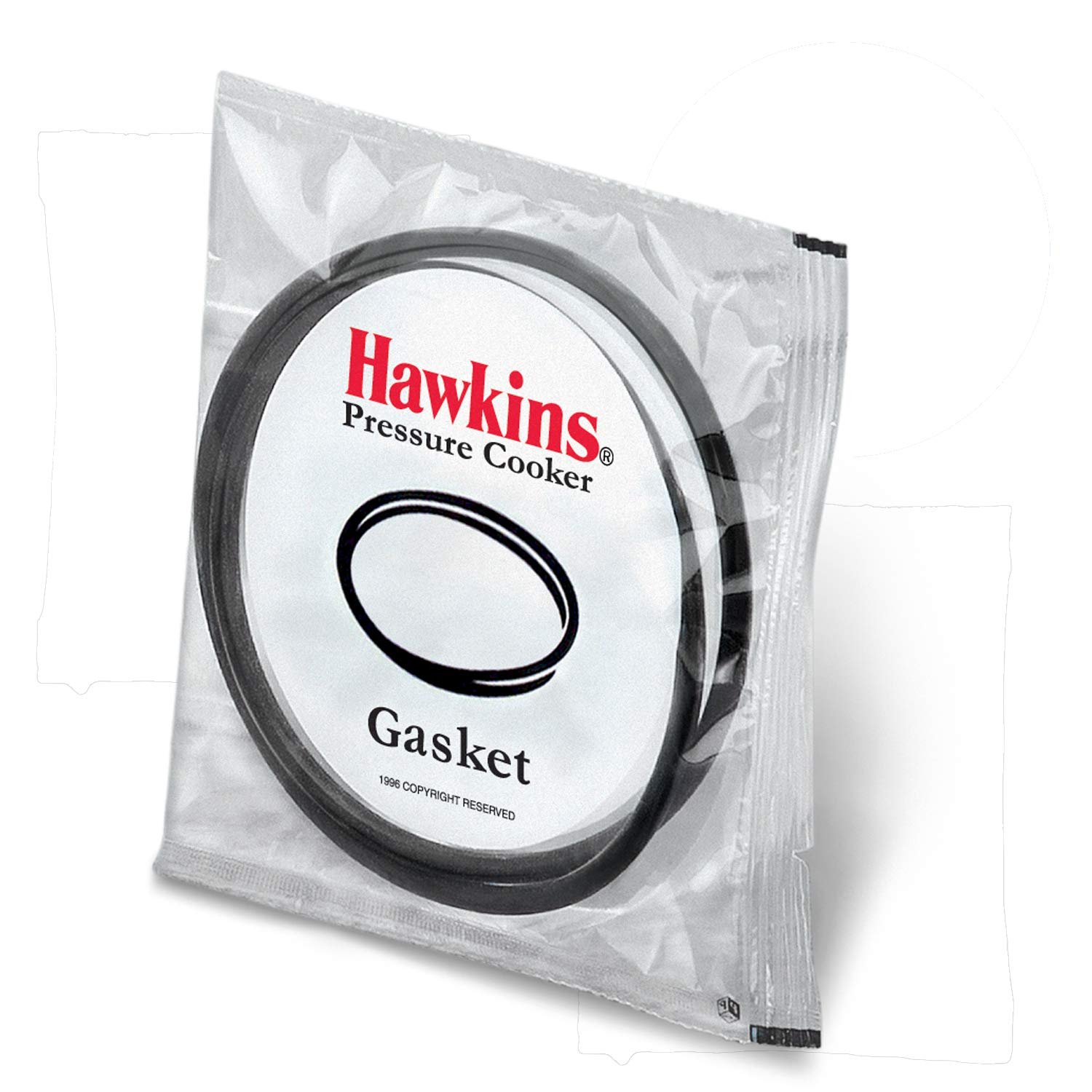 Hawkins Gasket for 3.5 Litre to 8 Litre except Wide Hawkins Pressure Cookers | 3 Litre to 7 Litre Hawkins Stainless Steel Pressure Cookers | 5 Litre Stainless Steel Contura Pressure Cookers, Black, Standard (B10-09)