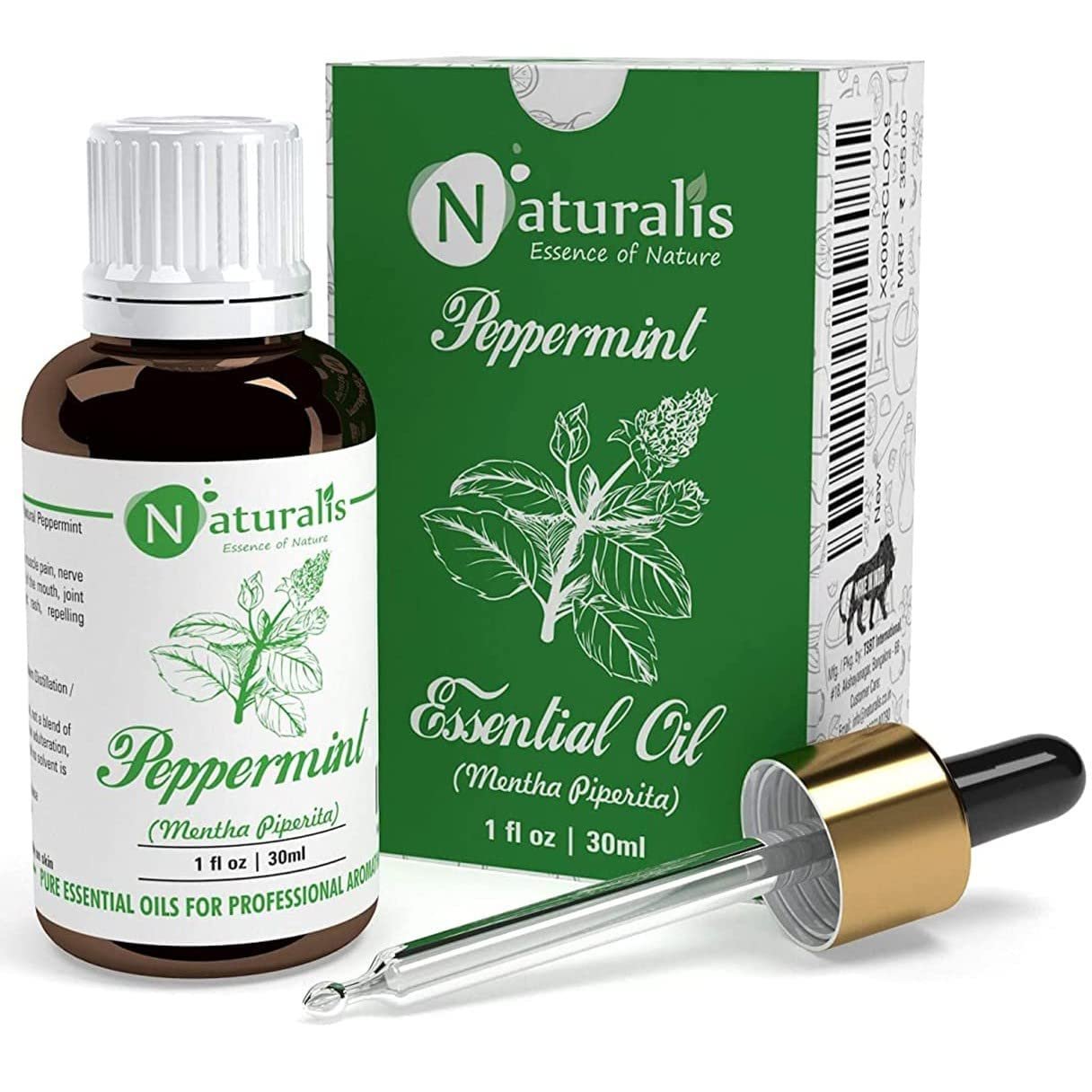 Naturalis Peppermint Essential Oil, 30ml