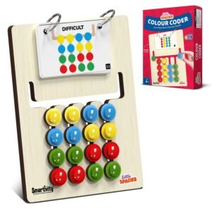 Smartivity Montessori Slide Puzzle – Wooden Toy for Kids 4-8 Years