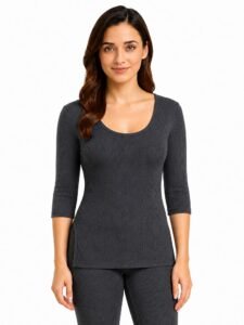 Bodycare Insider Bodyacre Women Round Neck Full Sleeves Vest : High Warmth & Thin Fabric for Optimum Heat Even in Coldest Condition