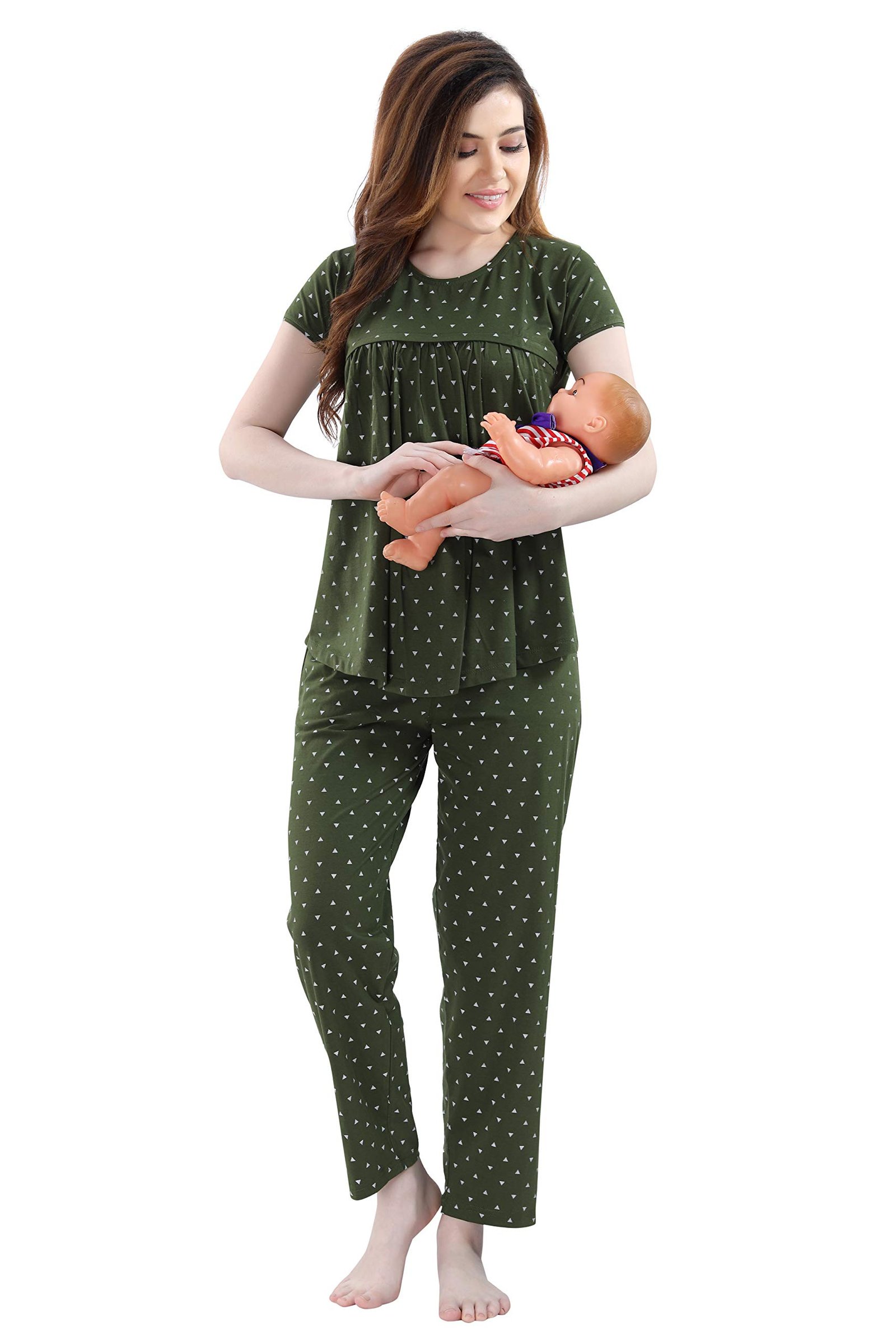 AV2 Women’s Cotton All Over Print Top And Pajama Set Pack Of 1