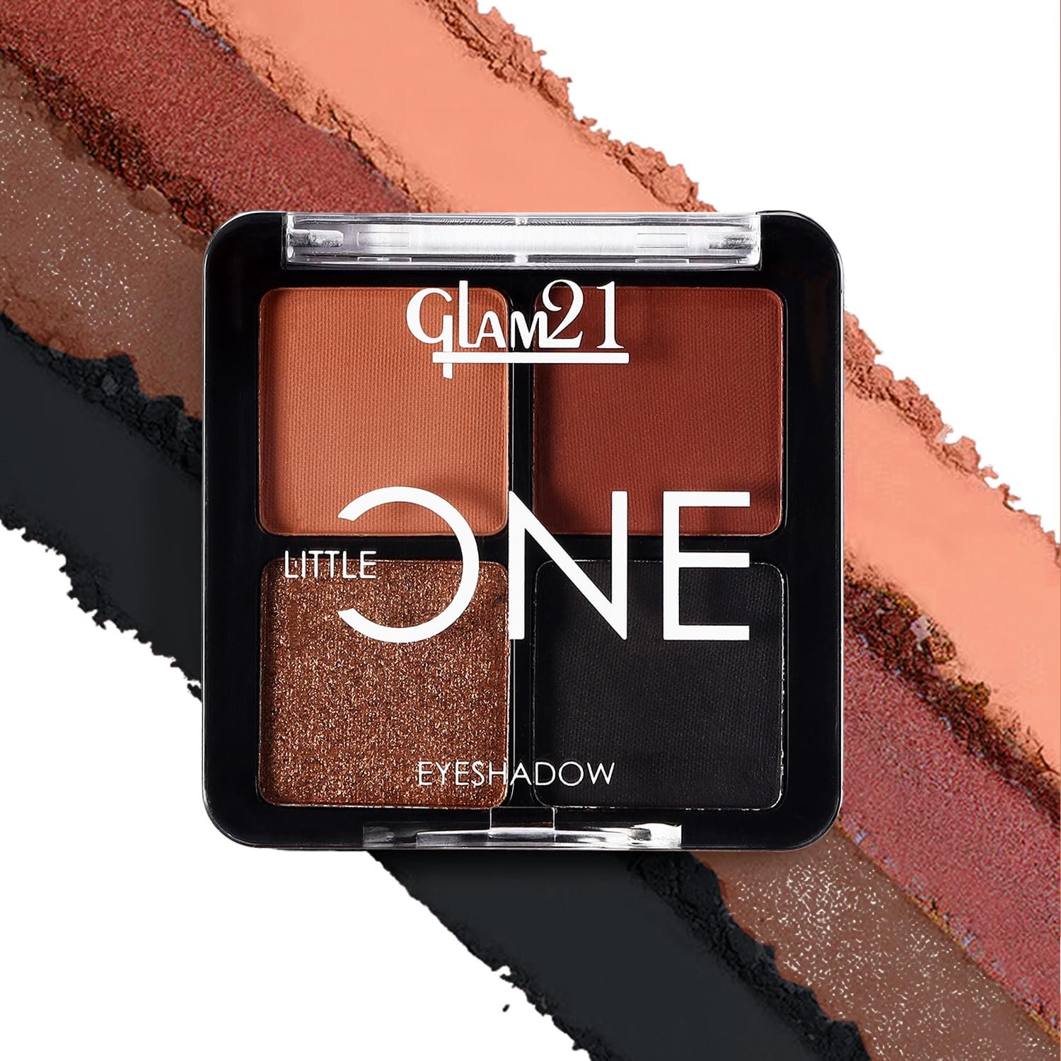 Glam21 Little One 4-in-1 Eyeshadow Palette | Ultra pigmented, Easy to blend | Long Lasting Eye Make Up Kit |Artist Love-01