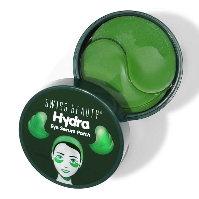 Swiss Beauty Hydra Anti Wrinkle Eye Serum Patch| Treats Dark Circles, Fine Lines And Wrinkles | Enriched With Collagen And Aloe Vera Extract | Shade- 01 Aloevera, 60 Pcs