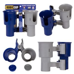 ROBOCUP 12 Colors, Best Cup Holder for Drinks, Fishing Rod/Pole, Boat, Beach Chair, Golf Cart, Wheelchair, Walker, Drum Sticks, Microphone Stand
