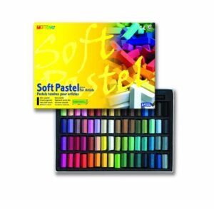 Mungyo Soft Pastel 64 Color Set Square Chalk,Multicolor