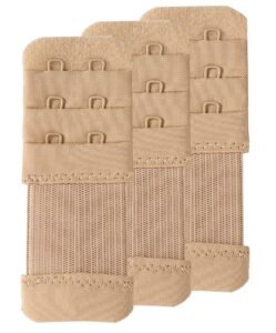 SAMGU Women’s Bra Extenders 3 Hook Elastic Stretchy Bra Extension Strap