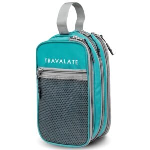 TRAVALATE Toiletry Organizer Kit | Unisex Travel Accessories Kit Bag -Blue