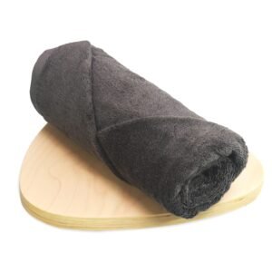 HEELIUM Bamboo Bath Towel | Ultra Absorbent | 3X Softer Than Cotton Towels | 140 x 70 cm – 600 GSM | Pack of 1 – Grey