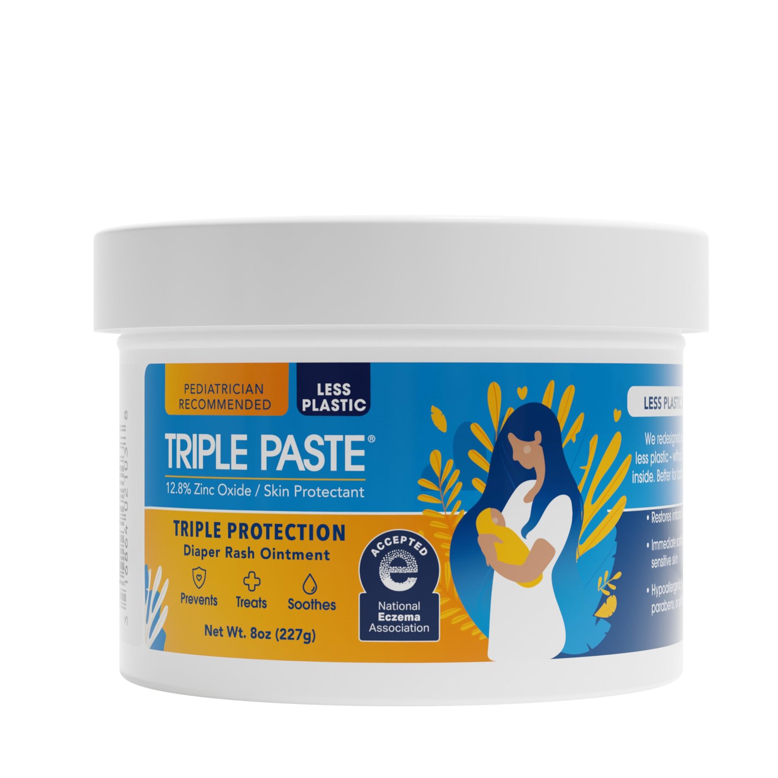 Triple Paste Medicated Ointment for Diaper Rash, 8-Ounce