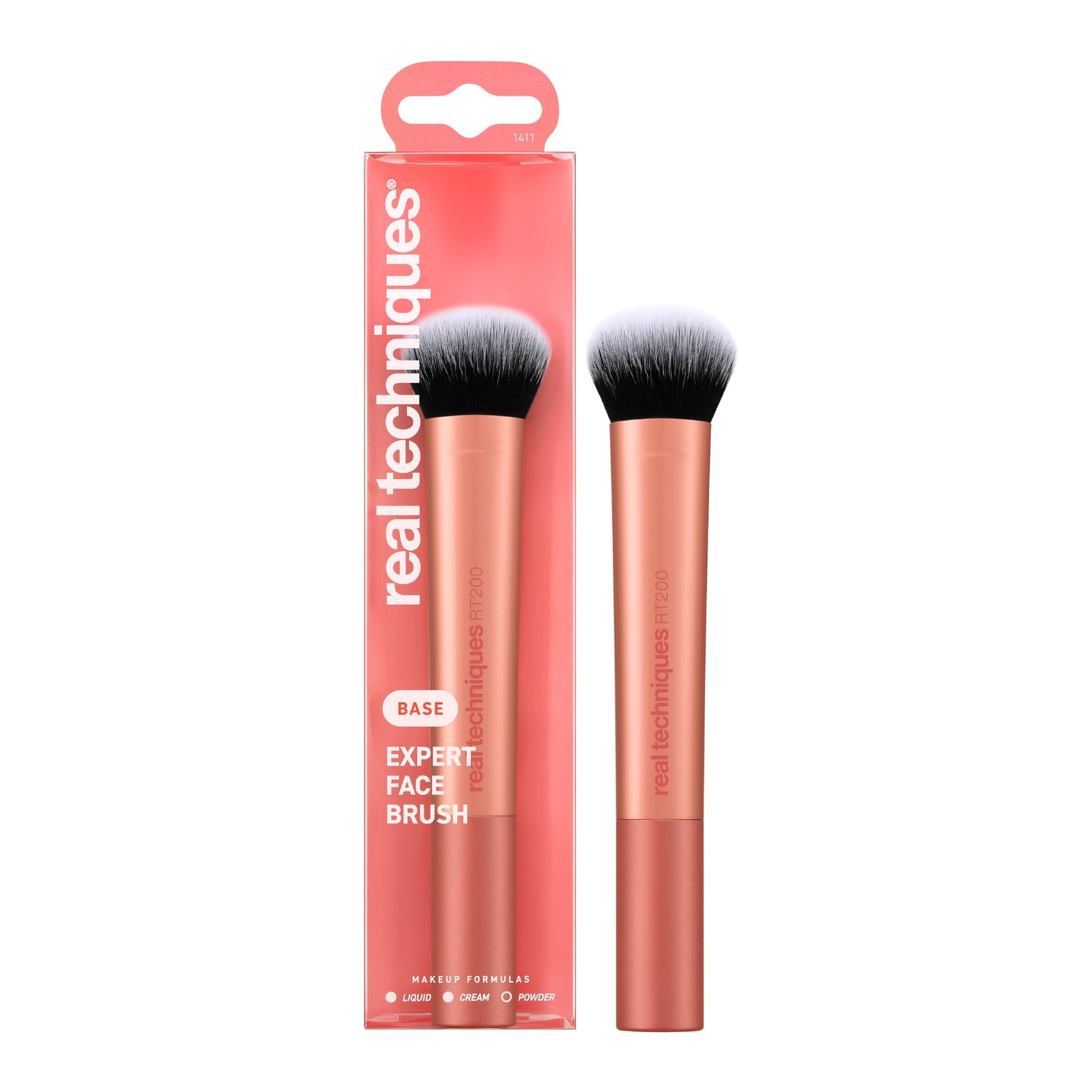 Real Techniques Expert Face Brush – Face Makeup Brush for Liquid, Cream & Powder Foundation