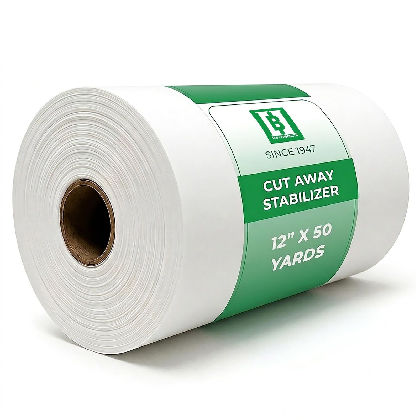 Cut Away Embroidery Stabilizer 12′ x 50 yard Roll – 2.5 ounce Cutaway For Machine Embroidery