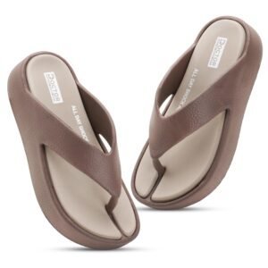 DOCTOR HEALTH SUPER SOFT Women’s Orthopedic Soft Platform Slippers | Ultra-Cushioned Shock Absorbing Footbed | Lightweight Anti-Skid Everyday Wear Comfort Flip Flops for All-Day Support