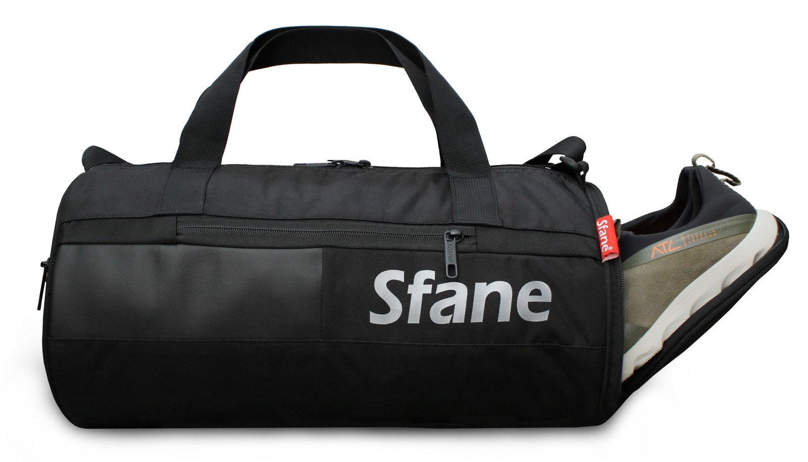 Sfane Gym Bags for Men with Separate Shoe Compartment Sports Gym Bags for Women Unisex Duffle Bags for Gym for Carry & Travel Adjustable Duffel Bags Sports Bag – Black