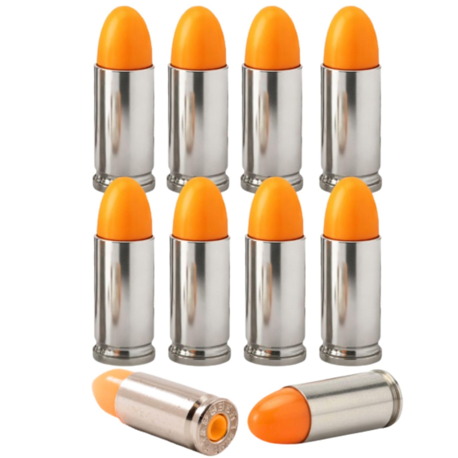 ST Action Pro 9mm Orange Safety Trainer Dummy Round 10 Rounds
