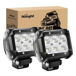 Nilight 4 inch 18W 1260LM Flood Led Pods (Pair)