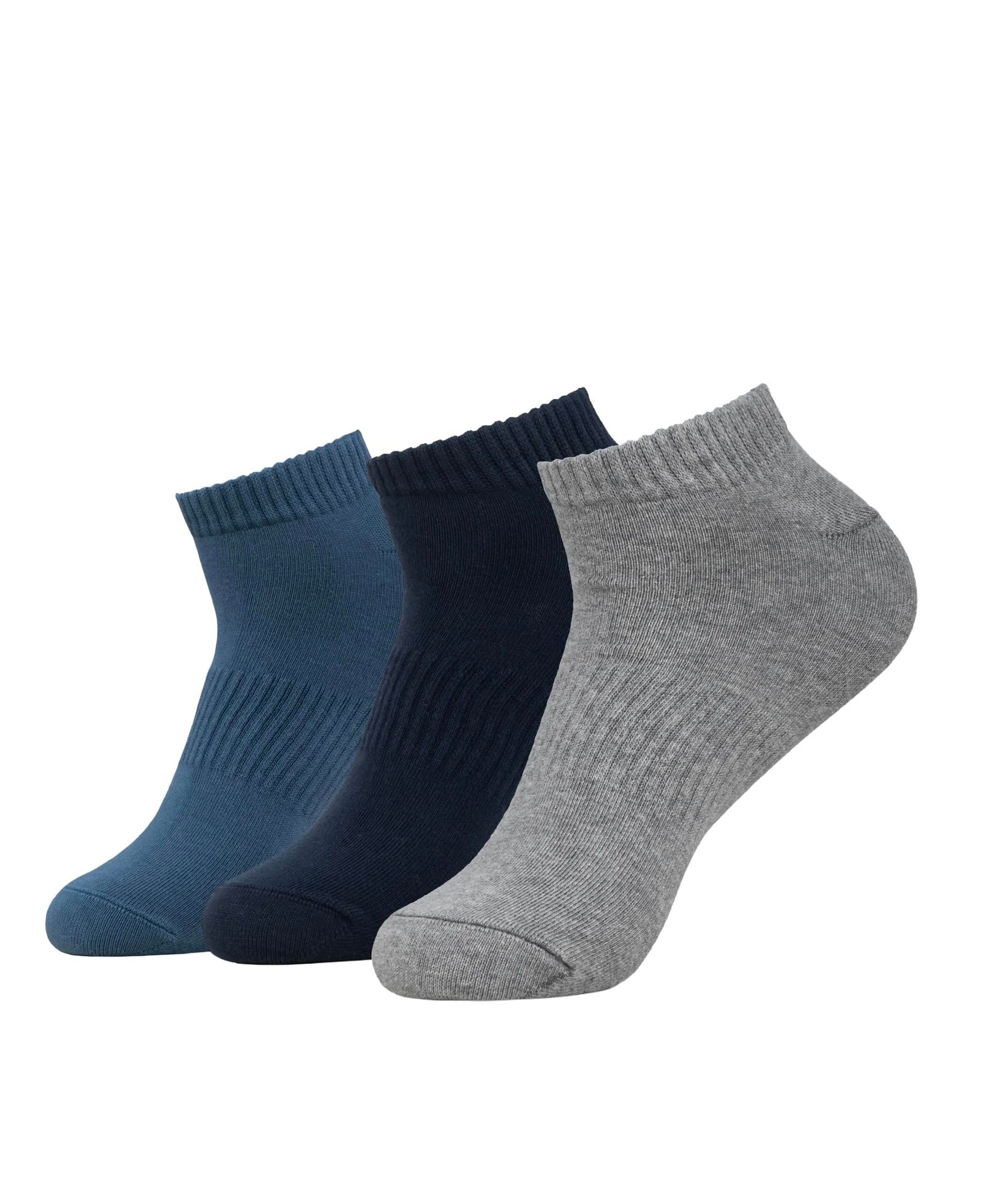 Jockey 7097 Men Compact Cotton Elastane Stretch Low Show Socks With StayFresh Treatment_(Pack of 3)