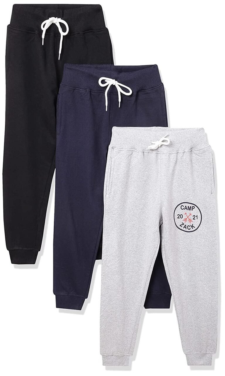 T2F Boy’s Regular Fit Printed Joggers Track Pant (Pack of 3)