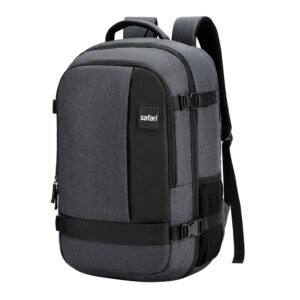 Safari 45L Expandable Overnighter Casual Hiking Travel Backpack Large size Laptop Bag for Man and Women with suitcase compartment, Ideal for Office Use, Work Trips, School, College, boys and girls