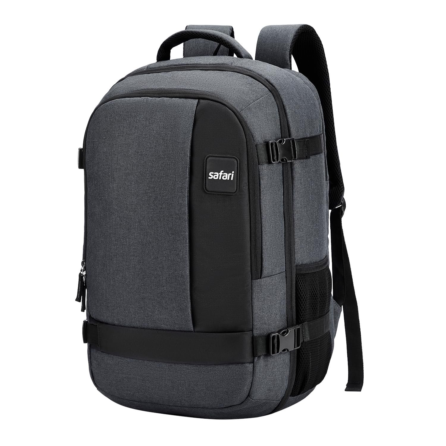 Safari 45L Expandable Overnighter Casual Hiking Travel Backpack Large size Laptop Bag for Man and Women with suitcase compartment, Ideal for Office Use, Work Trips, School, College, boys and girls