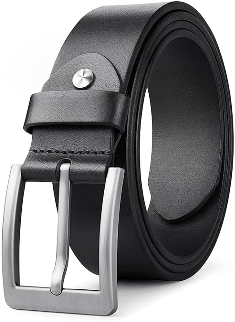 Creature Formal/Casual Black Color Genuine Leather Belts For Men (Length- 46 inches||40MM||BL-042-BLK)