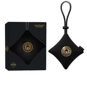GOODAIR Royal Premium Non-Electric Car Air Purifier | Super Black | Activated Carbon Technology for 24/7 Air Protection | Certified to Absorb Toxic Gases | Elegant Handcrafted Design