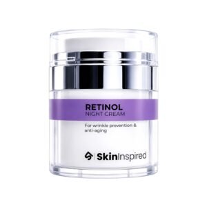 SkinInspired Retinol Night Cream For Wrinkles & Anti-Aging | 0.1% Retinol Which Is Encapsulated | Lightweight Cream for Age Spots, Fine Lines and Wrinkles | Anti Aging Cream For Women & Men | For All Skin Types | 50 g