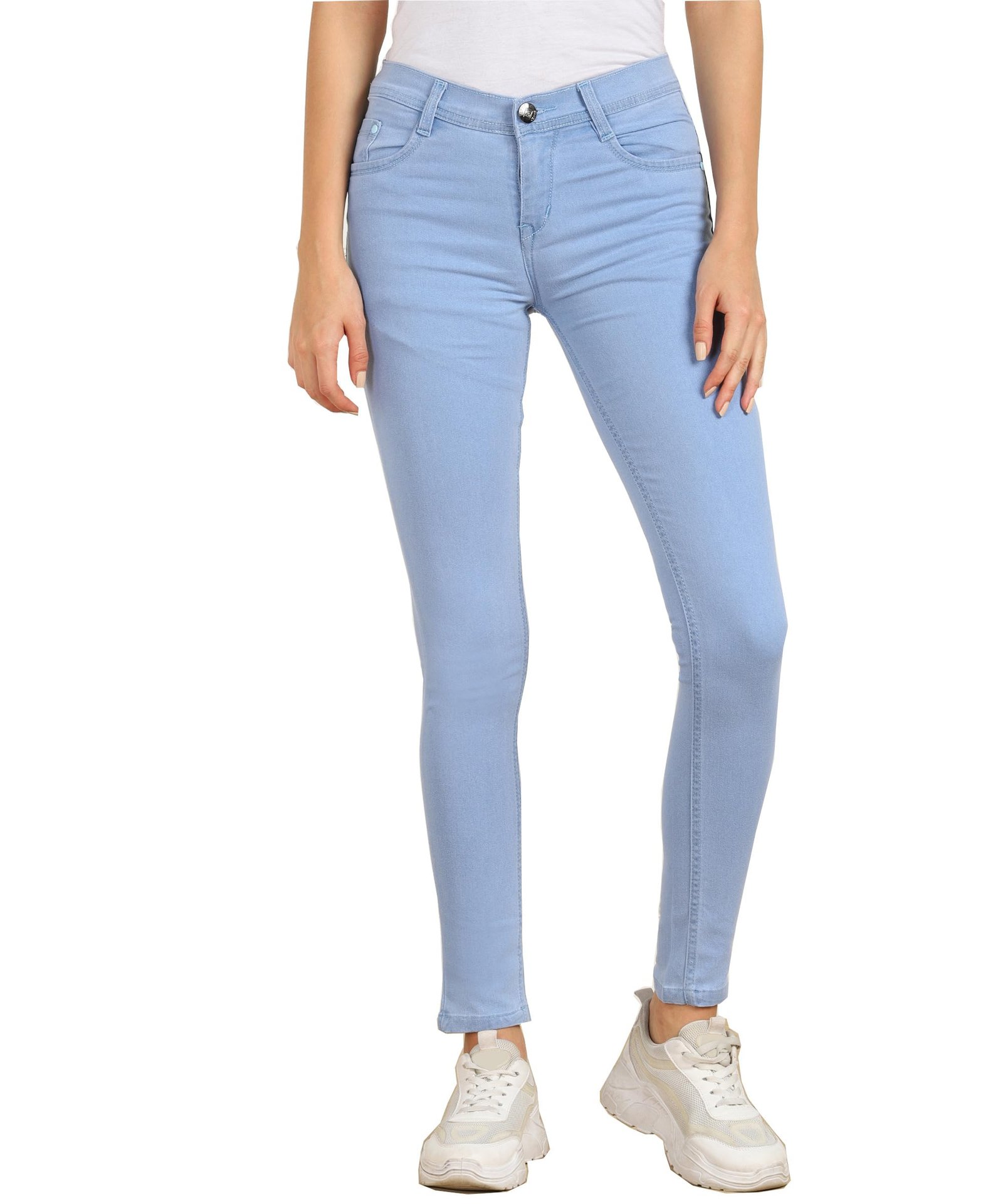 Nifty Women’s Cotton Blend Stretchable Mid Rise Jeans